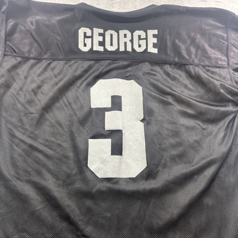 Vintage Jeff George #3 Oakland Raiders NFL Reebok Reversible Jersey Size 52 XXL‎